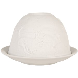 Portacandele in porcellana Clayre & Eef 6CE2210...
