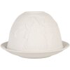 Portacandele in porcellana Clayre & Eef 6CE2210 Bianco Ø 12x8 cm