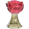Portacandele in vetro Clayre & Eef 6GL5342P Ø 7x10 cm Rosa-Verde