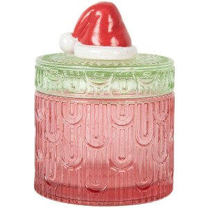 Barattolo con coperchio Clayre & Eef 6GL5343 Rosso...