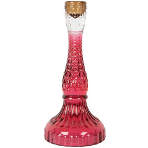 Portacandele decorativo Clayre & Eef 6GL5344 Ø 10x22 cm rosa