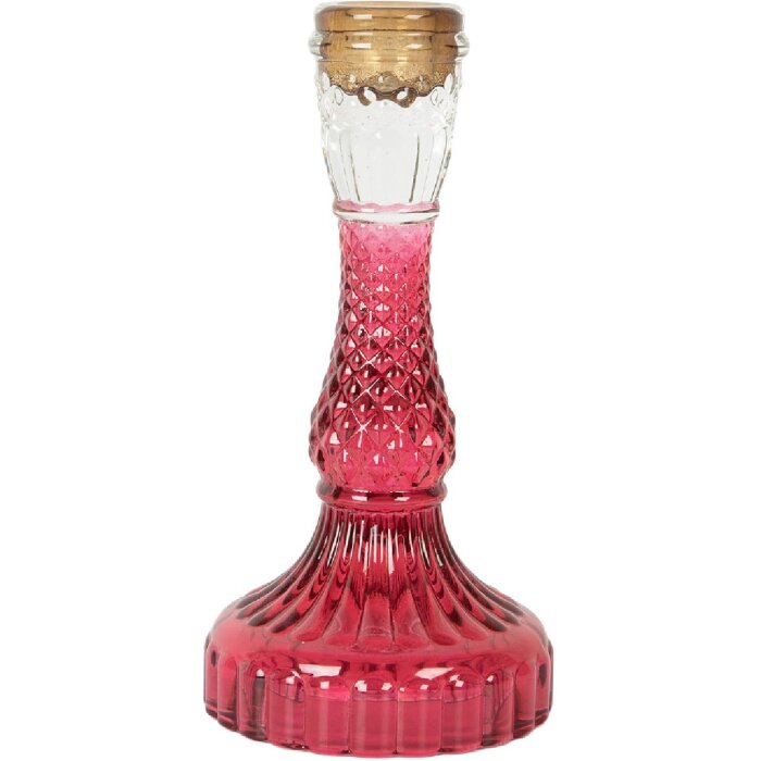 Portacandele decorativo Clayre & Eef 6GL5345 Diametro 9x Altezza 17 cm