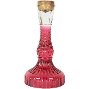 Portacandele decorativo Clayre & Eef 6GL5345 Diametro 9x Altezza 17 cm