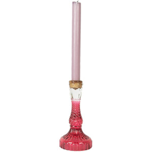 Portacandele decorativo Clayre & Eef 6GL5345 Diametro 9x Altezza 17 cm
