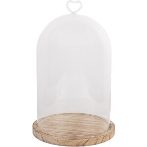 Campana di vetro Clayre & Eef 6GL5361 Ø 17x27 cm