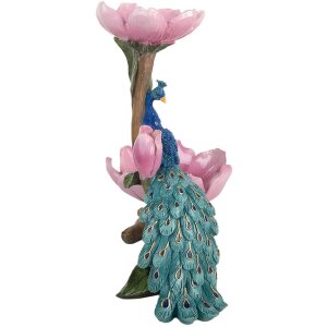 Clayre & Eef 6PR5799 Ciotola Decorativa 18x12x24 cm Blu-Rosa
