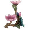 Clayre & Eef 6PR5799 Ciotola Decorativa 18x12x24 cm Blu-Rosa