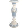 Portacandele Clayre & Eef 6PR5801 Ø 10x27 cm Bianco e Blu