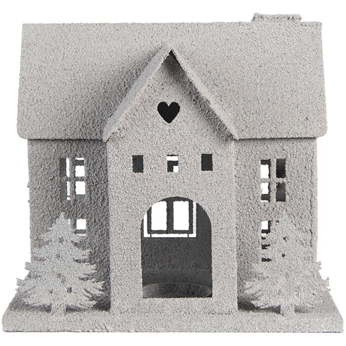Decorazione Casa Clayre & Eef 6Y5932 26x17x24 cm Grigia