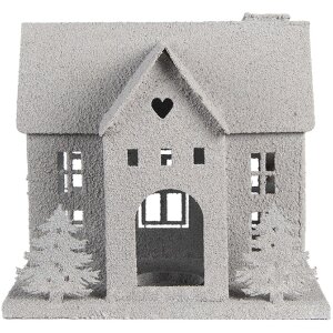 Decorazione Casa Clayre & Eef 6Y5932 26x17x24 cm Grigia