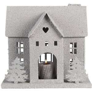Decorazione Casa Clayre & Eef 6Y5932 26x17x24 cm Grigia