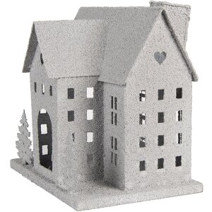 Decorazione Casa Clayre & Eef 6Y5932 26x17x24 cm Grigia
