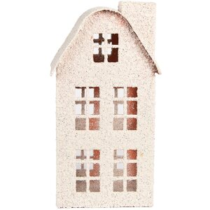 Decorazione Casa Clayre & Eef 6Y5935 14x14x26 cm Beige