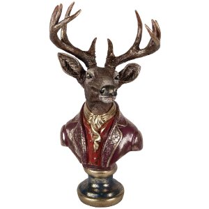 Decorazione Busto Renna Clayre & Eef 5PR0175 30x22x57...