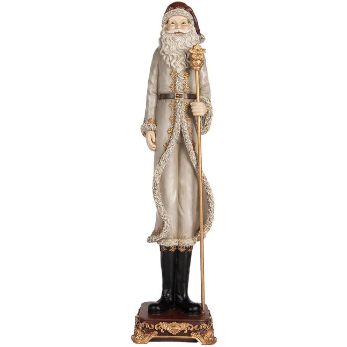 Decorazione Babbo Natale Clayre & Eef 6PR5369 10x10x42 cm