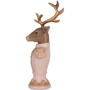 Clayre & Eef 6PR5370 Decorazione Busto Cervo 16x14x36 cm