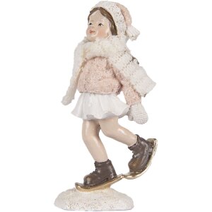 Decorazione Bambina Clayre & Eef 6PR5372 4x3x10 cm