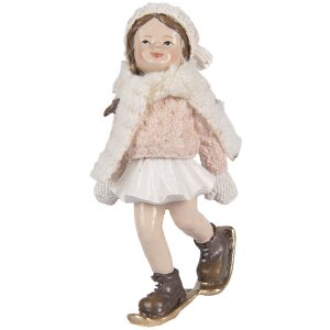 Decorazione Bambina Clayre & Eef 6PR5372 4x3x10 cm