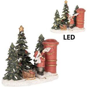 Clayre & Eef 6PR5373 Decorazione Bambino alla Casella Postale LED 16x12x14 cm