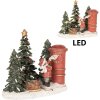 Clayre & Eef 6PR5373 Decorazione Bambino alla Casella Postale LED 16x12x14 cm