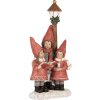 Clayre & Eef 6PR5374 Coro di Natale 11x8x21 cm