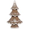 Decorazione Albero di Natale Clayre & Eef 6PR5393 7x5x11 cm Marrone-Bianco