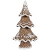 Decorazione Albero di Natale Clayre & Eef 6PR5393 7x5x11 cm Marrone-Bianco
