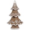 Decorazione Albero di Natale Clayre & Eef 6PR5393 7x5x11 cm Marrone-Bianco