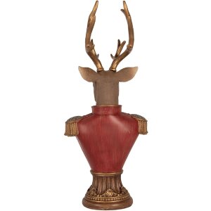 Clayre & Eef 6PR5394 Decorazione Busto di Cervo 16x14x36 cm