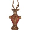 Clayre & Eef 6PR5394 Decorazione Busto di Cervo 16x14x36 cm
