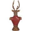Clayre & Eef 6PR5394 Decorazione Busto di Cervo 16x14x36 cm