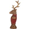 Clayre & Eef 6PR5394 Decorazione Busto di Cervo 16x14x36 cm