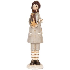 Clayre & Eef 6PR5395 Decorazione Bambino 8x8x30 cm...