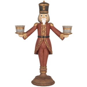 Portacandele Schiaccianoci Clayre & Eef 6PR5397...