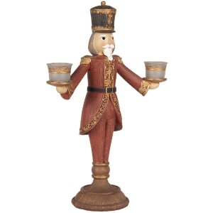 Portacandele Schiaccianoci Clayre & Eef 6PR5397...