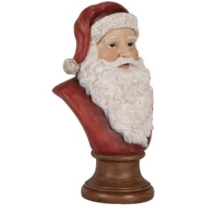Busto decorativo Babbo Natale Clayre & Eef 6PR5398 18x12x30 cm