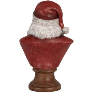 Busto decorativo Babbo Natale Clayre & Eef 6PR5398 18x12x30 cm