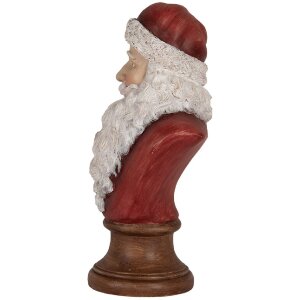 Busto decorativo Babbo Natale Clayre & Eef 6PR5398 18x12x30 cm