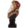Busto decorativo Babbo Natale Clayre & Eef 6PR5589 10x8x17 cm rosso