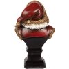 Busto decorativo Babbo Natale Clayre & Eef 6PR5589 10x8x17 cm rosso