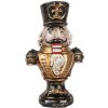 Clayre & Eef 6PR5591 Decorazione Busto Schiaccianoci 9x6x15 cm Rosso