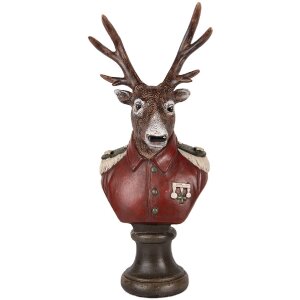 Clayre & Eef 6PR5593 Decorazione Busto Renna 12x10x27...