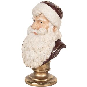 Busto decorativo Babbo Natale Clayre & Eef 6PR5684 17x15x27 cm