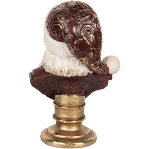 Busto decorativo Babbo Natale Clayre & Eef 6PR5684 17x15x27 cm