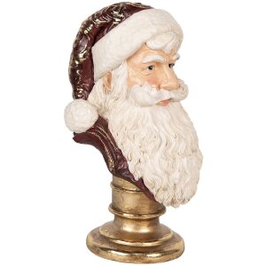 Busto decorativo Babbo Natale Clayre & Eef 6PR5684 17x15x27 cm
