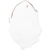 Clayre & Eef 6PR5690 Decorazione da Parete Babbo Natale 32x9x45 cm
