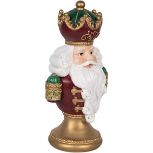 Busto decorativo Babbo Natale con LED Clayre & Eef 6PR5694 15x10x26 cm