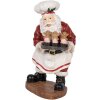 Decorazione Babbo Natale Clayre & Eef 6PR5695 17x16x28 cm Rosso