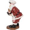 Decorazione Babbo Natale Clayre & Eef 6PR5695 17x16x28 cm Rosso