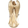 Decorazione Angelo 16x13x35 cm Clayre & Eef 6PR5697 Oro e Argento